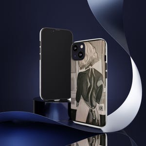 Custodia per cellulare, guscio in policarbonato al 100%, silicone TPU, replica di un dipinto ad olio, per amanti dell'arte e appassionati di design, accessori TODAYTP