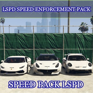 Fivem | 2025 LSPD Speed Enforcement Vehicle Package | Car Pack | Optimized | Fivem Ready