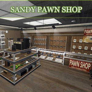 Fivem | Sandy Pawn Shop | MLO | Optimized | Fivem Ready
