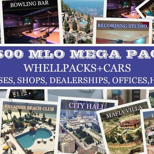 Fivem | +2500 Mlo Mega Pack | ESX & QB | Optimized | Fivem Ready