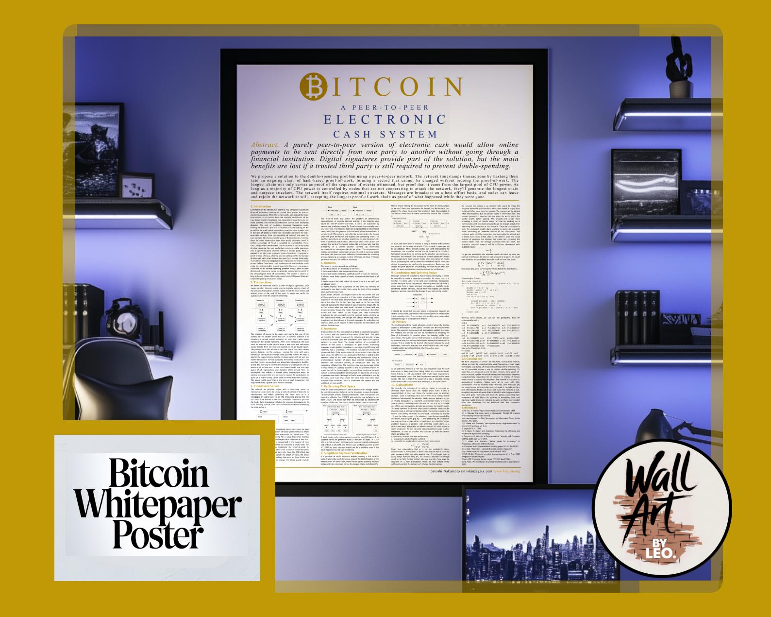 Bitcoin whitepaper - Etsy 日本