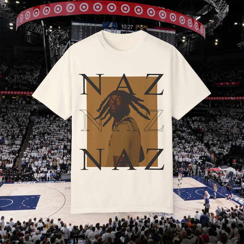 Naz Reid Timberwolves NBA Vintage Style T-shirt, Unisex Tee, Basketball ...