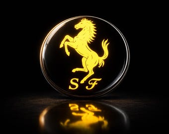 Ferrari Bodywork Interior Rims Emblem Illuminated