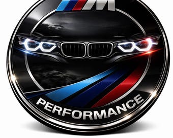 BMW F30 2012-2017 Performance Motorhuv Baklucka Emblem