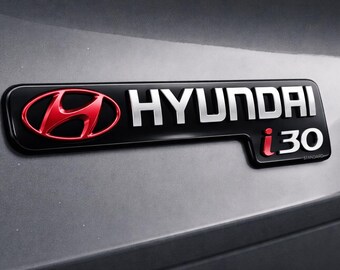 Emblema de carrocería e interior del Hyundai i30