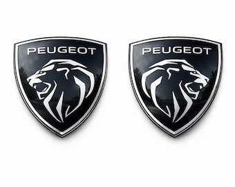 Peugeot fender side skirts R&L emblem