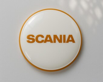 Emblema de carrocería e interior de Scania