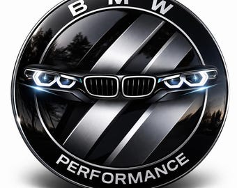 BMW F30 2012-2017 Performance Motorhuv Baklucka Emblem