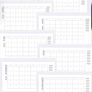 Printable Minimalist 2025 Calendar