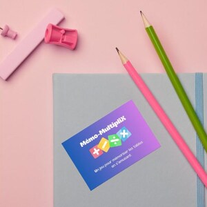 Memo Multiplix Tabella del 2 Il gioco di carte intelligente per imparare la moltiplicazione divertendosi