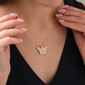 14K Gold Plated Name Necklace, Personalized Name Pendant, Custom Name Necklace, Minimalist Name Jewelry for Women, Gift for Women