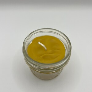 100% Pure Beeswax Mason Jar Candle 4 oz