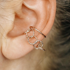 Sterling Silber Ohrmanschette: Kein Piercing Conch Ohrring
