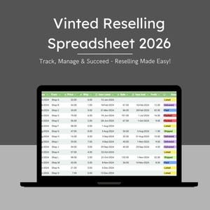 Tracker di fogli di calcolo Vinted per rivenditori 2026