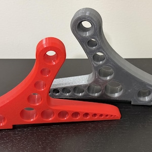 2-Pack Table Saw Push Stick 3D Printed PETG - Woodworking & Carpentry, Red and Gray