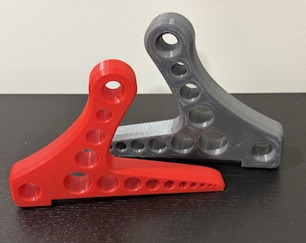 2-Pack Table Saw Push Stick 3D Printed PETG - Woodworking & Carpentry, Red and Gray