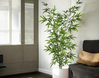 Realtouch Faux Bamboo Plant: Artificial Tree, Plant Decor