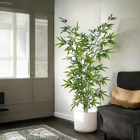 Realtouch Faux Bamboo Plant: Artificial Tree, Plant Decor