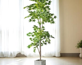 Silk Japanese Maple Tree: Large Artificial Plant, Home Decor