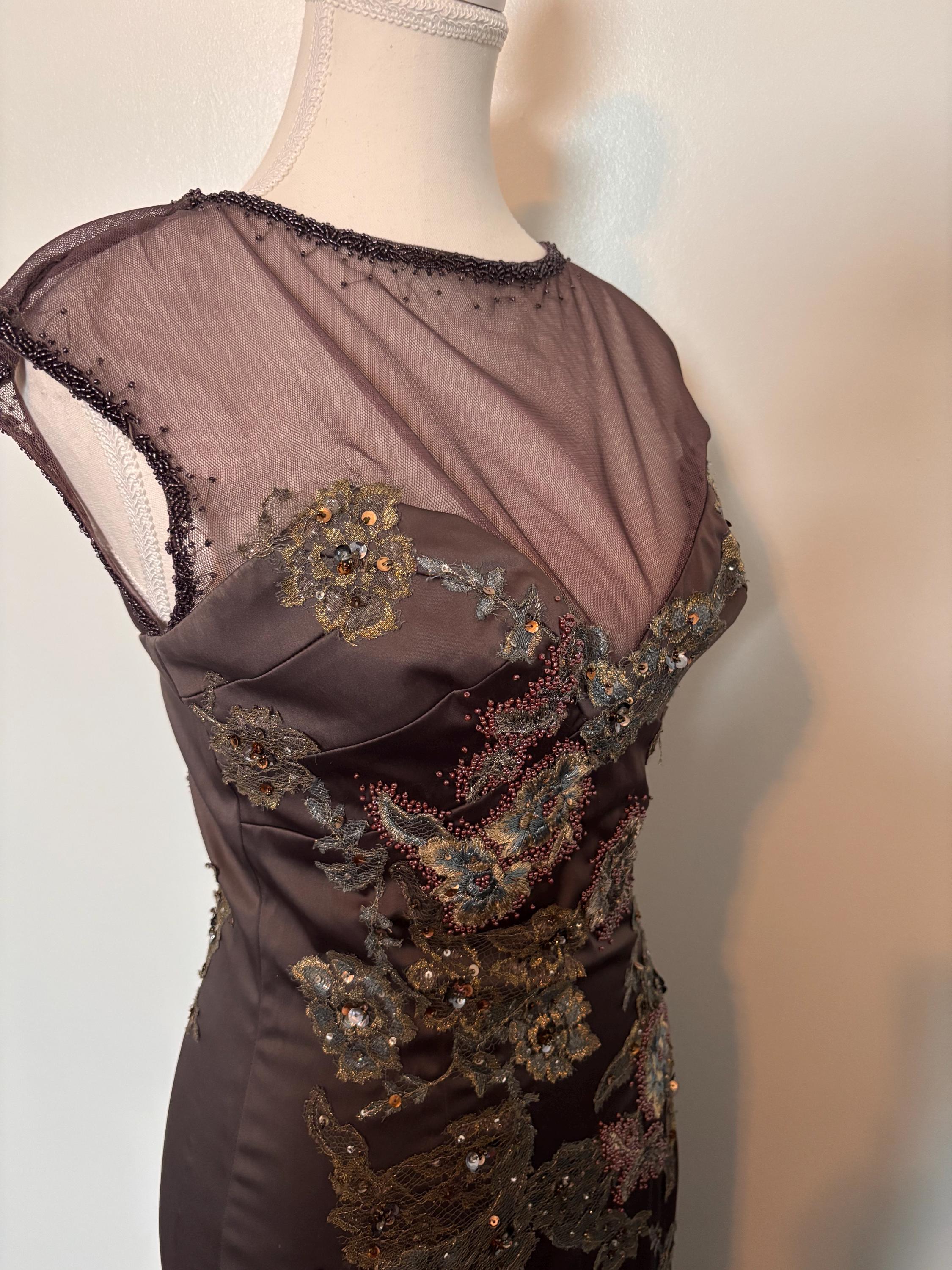 mandalay beaded dress U02183DEB  Mandalay Atelier