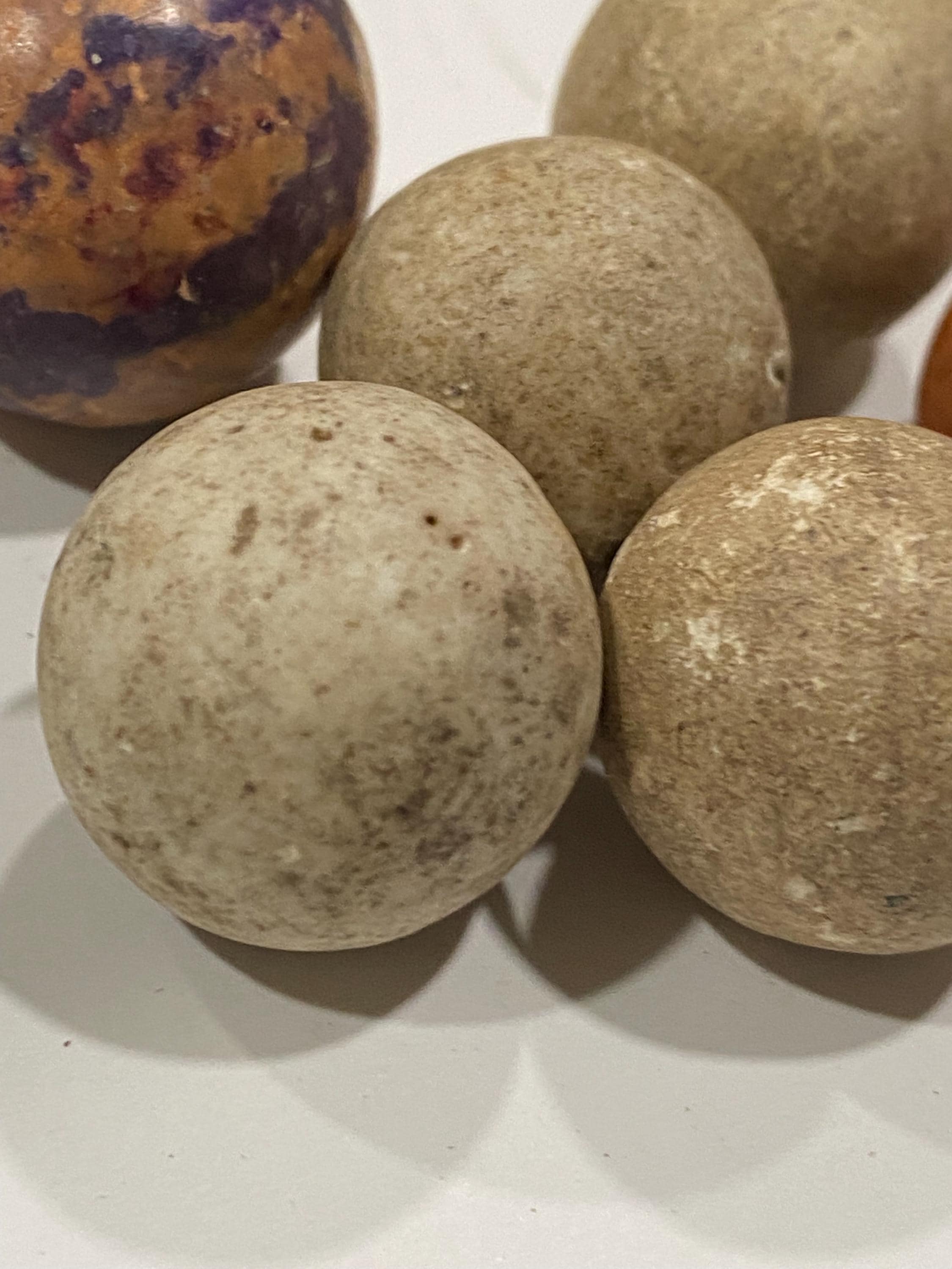 Civil War Era Clay Marbles In Various Sizes - Foto 3