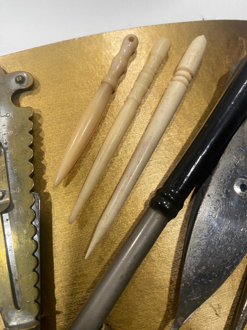 Very Rare Antique Sewing Implement Tool Collection 17 Pcs - Etsy