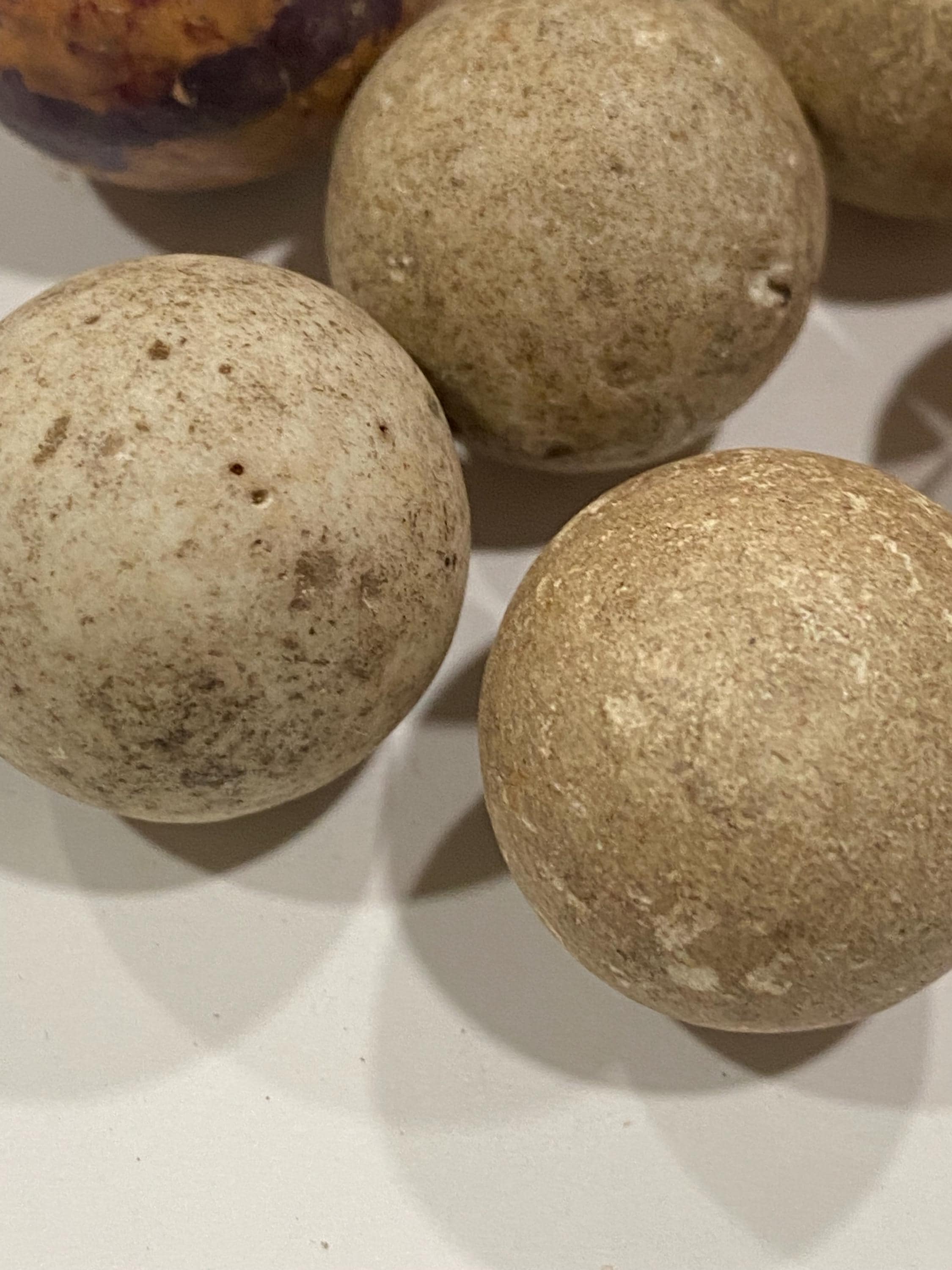 Civil War Era Clay Marbles In Various Sizes - Foto 2