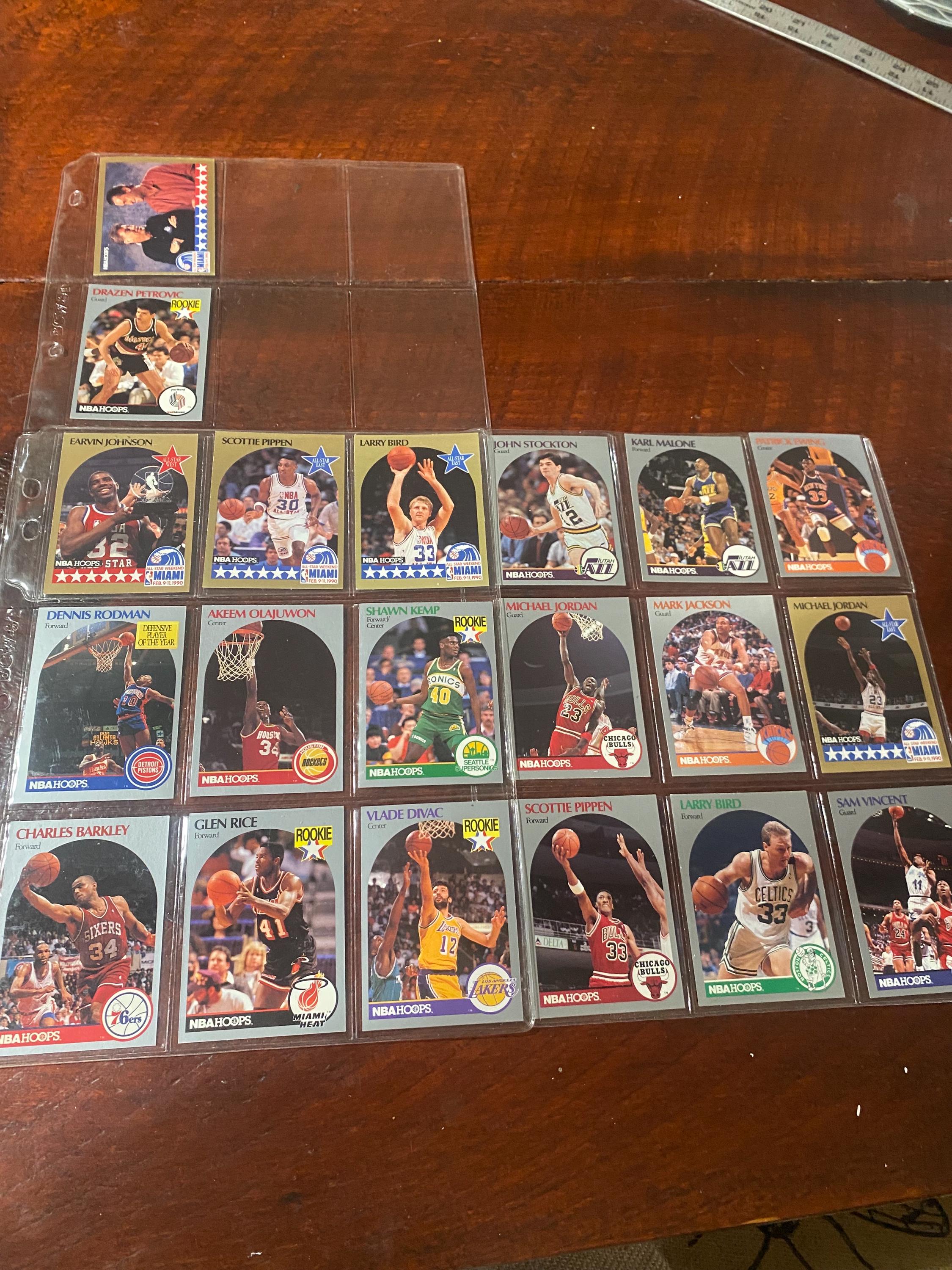 Rare Lot of 1990 NBA Most Valuable Hoops Cards Lot of 20 Mint - Etsy