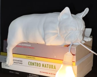French Bulldog Lamp / Animal Lamp / Animals / Design / Home Decor / Table Lamp / Dog / Interior / Furniture