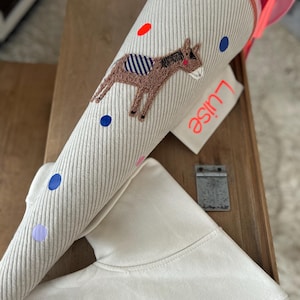 Caballo de cono escolar, caballo de cono de caramelo, niña de cono escolar, cono escolar de pana, poni de cono escolar, cono escolar cosido, cono escolar personalizado, cono escolar de tela