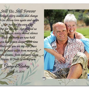 Wedding Anniversary Plaque - Still Us, Still Forever- Acrylic Anniversary Plaques - Wedding Anniversary Plaques - Anniversary Photo Plaque