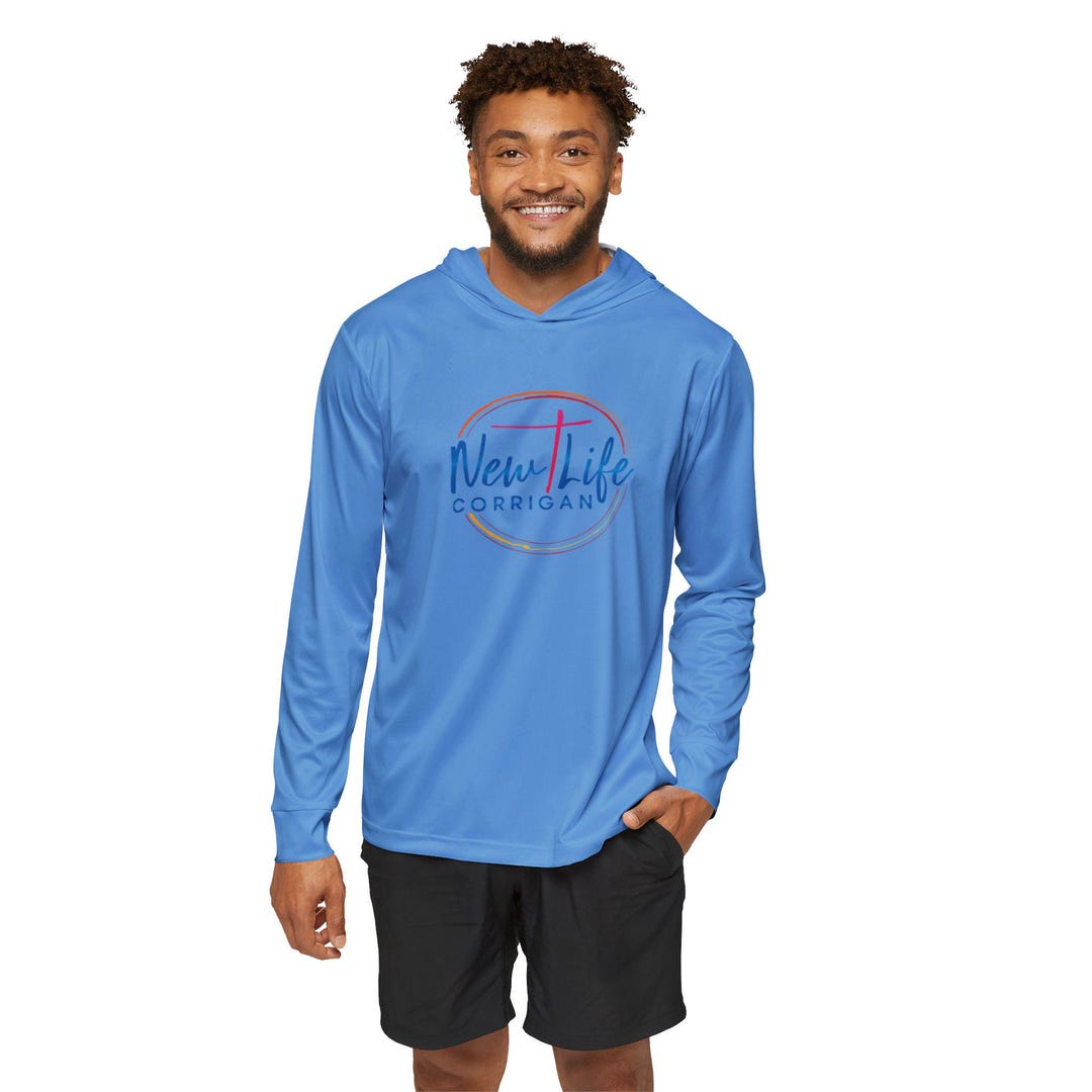 Men's Sports Warmup Hoodie - New Life Corrigan, Athletic Outerwear, Gym ...