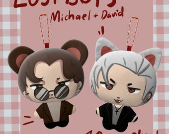 The Lost Boys David + Michael Plush Keychains