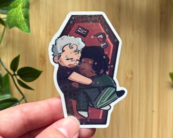 IWTV Armand and Daniel Devils Minion Coffin Chibi Sticker