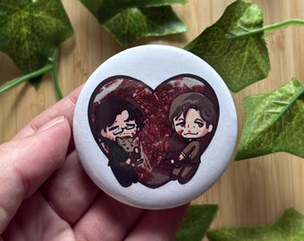 Hannibal Hannigram heart Pinback Button