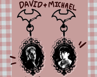 The Lost Boys David + Michael Gothic Keychains