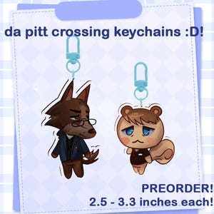 PREORDER! The Pitt Animal Keychains