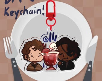 PREORDER! Armand and Daniel IWTV Devil's Minion Cafe Keychain