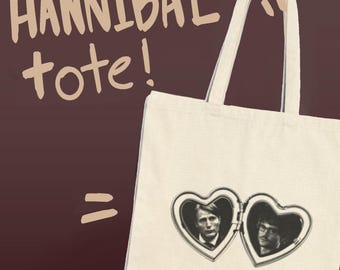 Hannibal Hannigram Heart Locket Tote Bag