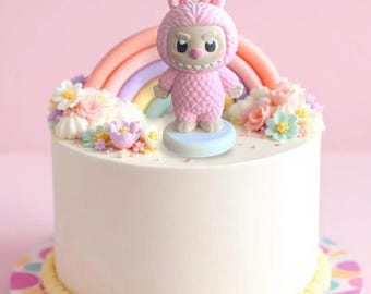 Labubu Cake Topper Figurine (4 in)