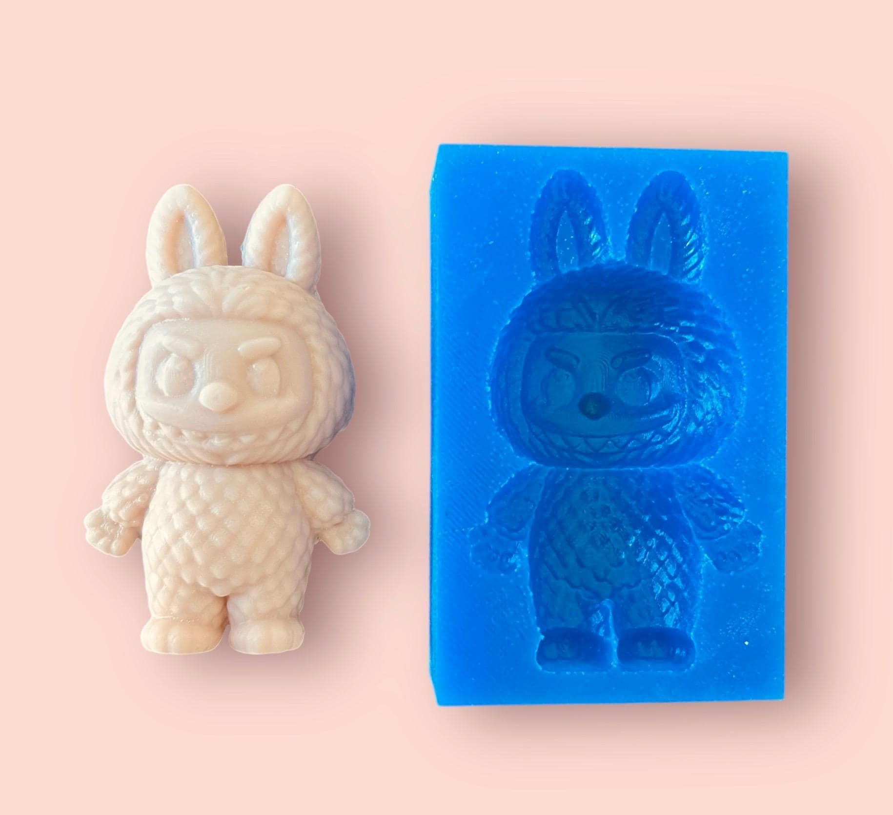 Labubu Silicone Mold (Food Grade) 3-pack or single. ALL SIZES