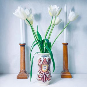 Antike spanische Albarello-Apothekerdose - 19.Jahrhundert Puente del Arzobispo - 24 cm hoch