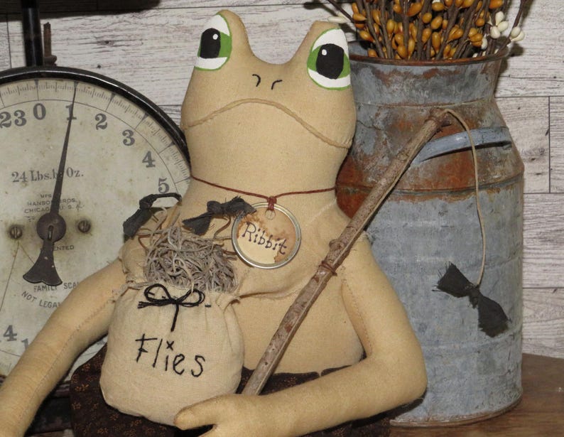 PDF PATTERN: Primitive Frog Doll Sewing Pattern - Etsy