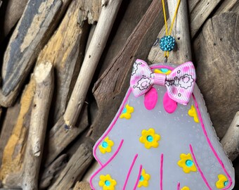 Handmade Ghost Freshie - Scented Car/Room Decoration
