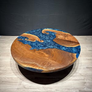 Round Epoxy Coffee Table