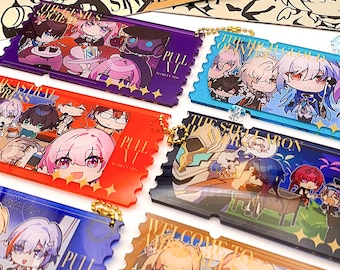 hsr holographic cards [Official Merchandise] Fable of the Stars Series: Holographic Tickets |  Honkai: Star Rail