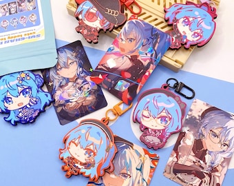 Hololive Suisei Wooden Embossed Charms + Photocards
