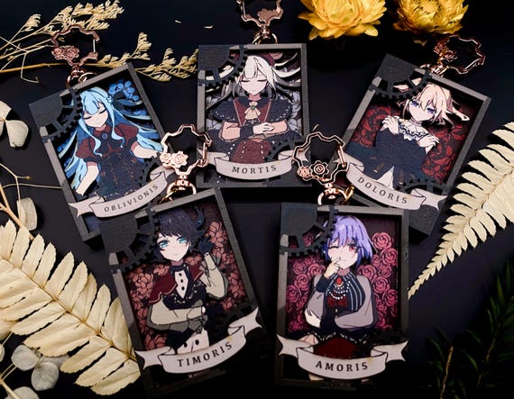 PREORDER - Ave Mujica - Wooden Charms [bandori] - Etsy