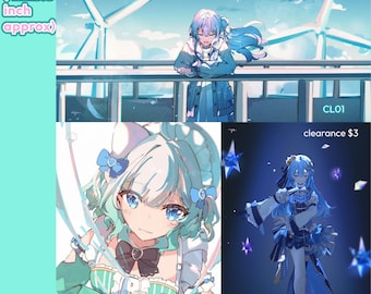 A6 Vtuber Physical Prints (Mint, Suisei)
