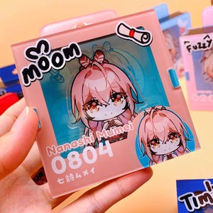 Hololive -Promise- Nendo Box Acrylic Standee [Baelz, IRyS, Kronii, Mumei)